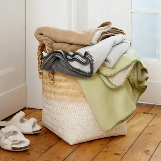 biederlack Decke Sofaüberwurf Baumwolle bunt 150x200 cm