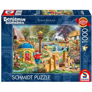Schmidt Spiele Benjamin Blümchen, Ein Tag im Neustädter Zoo 1000 Teile