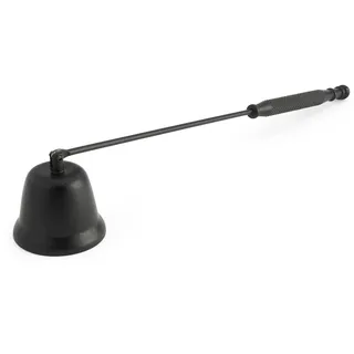 NKlaus 22cm Kerzenlöscher mit Haltegriff Metall schwarz Kerzen Zubehör Flamme Docht Designer Löscher 13222