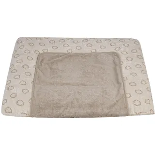 Sterntaler Wickelauflagenbezug Bauernhof - Bezug für Wickelauflage aus saugfähigem Jacquard mit abtrennbarem wasserundurchlässigem Frottee Teil - Ideal für jeden Wickeltisch, sandfarben