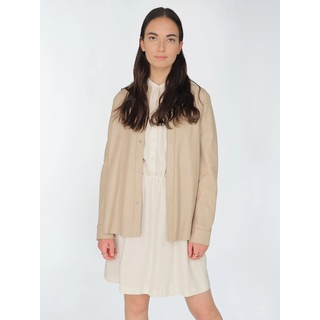 Maze Lederjacke »Lederhemd 42021102«, beige