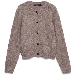 Vero Moda VMNOVAH LS O-Neck Button Cardi Braun XXL