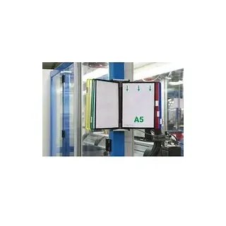 tarifold Wand-Sichttafelsystem 415109 DIN A5 farbsortiert mit 10 St. Sichttafeln, 1 St.