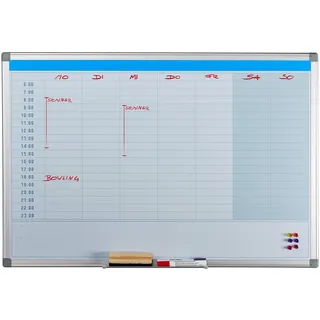 Relaxdays Whiteboard 60 x 90 cm Weiß