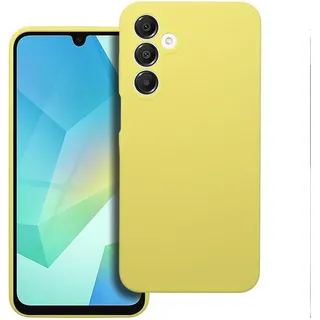 SILICONE 2mm Handyhülle passend für SAMSUNG A16 5G / A16 4G gelb - Gelb