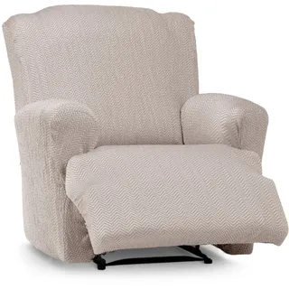 Eysa Sesselhusse Relax-liegesofa Weiß Leinen