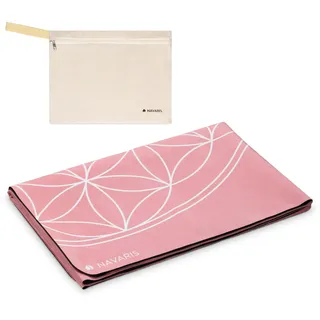 Navaris Reiseyogamatte faltbar inkl. Tasche - 1,5mm Yoga Matte Fitnessmatte - dünn leicht - Sportmatte Fitness Pilates - Reise Yogamatte - versch. Farben