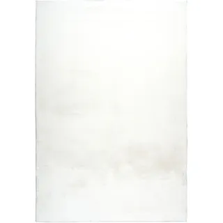 Teppich KAYOOM "Cross 425", weiß, B:80cm H:21mm L:150cm, Polyester, Teppiche, Teppich, dichter weicher Kurzflor, viele Farben, Wohnzimmer