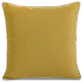 Eurofirany Outdoor Kissenbezug Kissenhülle Wasserdicht Sofakissen Wasserfest Dekokissen Kissenbezüge für Garten Wasserabweisend (Gelb 4, 45 x 45 cm)