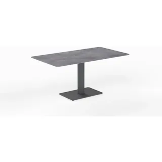 Tisch Glarus Mollis rechteckig - 160 x 90 cm Dekton sirius
