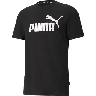 Puma Herren Ess logo t-shirt T shirt, Puma Black, 3XL