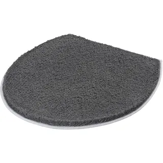 KLEINE WOLKE WC-Deckelbezug Soft, 100% Polyester, anthrazit, 47x50 cm