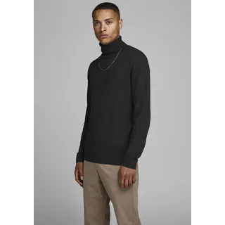 JACK & JONES Rollkragenpullover Schwarz XXL