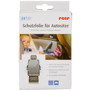 Reer 74506 Schutzfolie, Zuverlässiger Schutz vor Schmutz und Abnutzung der Rückseite von Fahrer - und Beifahrersitz im Auto