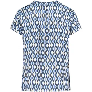 Betty Barclay Satinbluse mit Print Blau 44