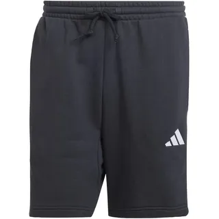 adidas Essential Three Stripes French Terry Short, Black/White, XXL