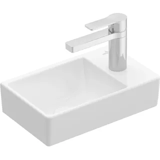 Villeroy & Boch Avento 36 x 22 cm Becken links, Weiß alpin