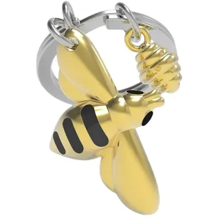 Meta[l]morphose O Unisex Biene und Sein Essaim Schlüsselanhänger, Goldfarben, Schwarz., Einheitsgröße