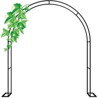 Rankgitter Verzinkt Rosenbogen Metall 120cm 140cm 180cm 200cm 350cm Breit Torbogen Rankhilfe Für Kletterrosen Und Clematis Rosenspalier Gartenbogen Stabiles Rosengestell Rostfrei Rankenbogen ( Size :