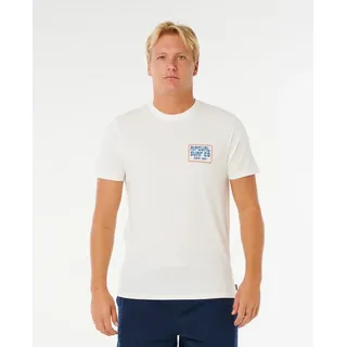 Rip Curl Pacific Rinse Sunrise Kurzarm-t-shirt - Bone - M