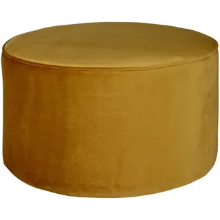 Woood Hocker Sara Polyester 60 x 36 x 60 cm Gelb