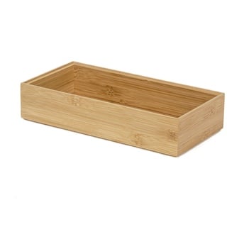 Compactor Aufbewahrungsbox Rangement & Cie RAN6962 Stapelbare Kiste aus Bambus, 30 x 15 x 6,35 cm, Bamboo, XXL