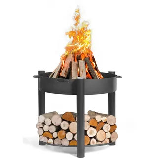 Cook King Feuerschale Montana Ø 80 cm Schwarz