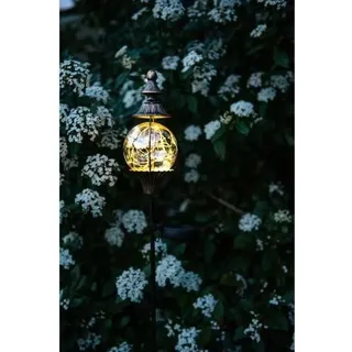 Solarleuchte Garten, Garden ID Royal, H91 cm, 6-8h Autonomie, Ein/Aus Schalter, AAA Akku