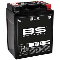 Bild 300759 BB14L-A2 AGM SLA Motorrad Batterie, Schwarz