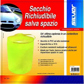 Start Platzsparender Faltbarer 10-Liter-Eimer, ideal für Autos, Boote und Zuhause