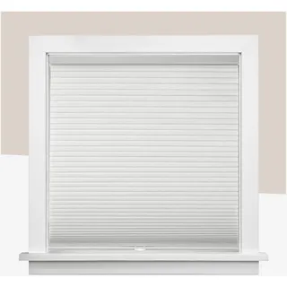 Chicology Cordless Cellular Shades Sichtschutzrollo, 1 Zelle, Polyester, Metall, Kunststoff, Abendnebel (Verdunkelung), 97W x 122H cm
