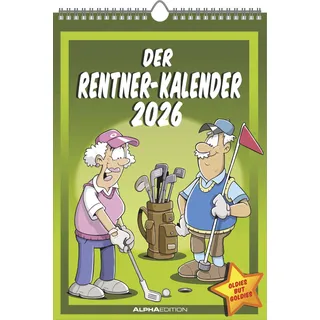 ALPHA EDITION GmbH & Co. KG Der Rentner-Kalender 2026 Gelb