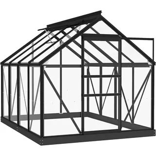 vidaXL Ersatzscheiben für Gewächshaus 16 Stk. Hartglas - Transparent