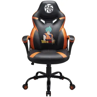 SUBSONIC DBZ - Dragon Ball Z - Gamingstuhl - Bürostuhl für junior-gamers - Dragon Ball super Schwarz Offizielle Lizenz, M, SA5573-D4
