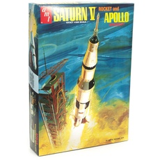 Bild AMT Ertl AMT1174/12 1/200 Saturn V Rakete mit Apollo-Kapsel Rocket Modellbau