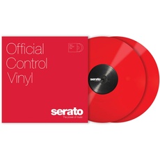 Serato SCV-PS-RED-OV Performance Control Vinyl Platte 12 Zoll, 2 Stuck, rot