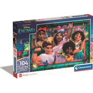 CLEMENTONI Glitzer-Puzzle Disney: Encanto 104 Teile