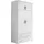 Drehtürenschrank Kemi 90 x 194 x 53 cm Weiß
