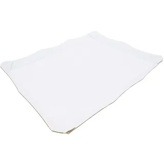 Tablett Selbstbedienung Mikrokanal 29X38 Cm Weiss Microcanal - 50 Un.