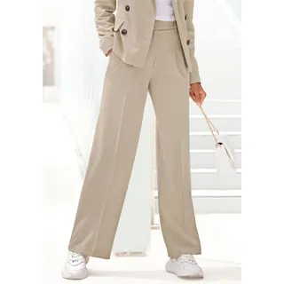 LASCANA Palazzohose, im Business-Look, elegante Anzughose mit Taschen LASCANA sand