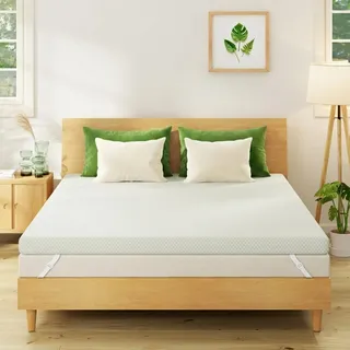 Essence Sleep Gel Topper 90x200cm, Matratzen Topper aus 5 cm Gel-Memory- Schaum, Atmungsaktiver Matratzentopper, ÖEko-Tex Zertifiziert, H2 Weiche für Matratzen Boxspringbett, Schlafsofa, Gästebett