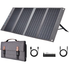 BigBlue 36W Solar Ladegerät PD20W USB C+ USB A + DC-Ausgänge, IP54 Solarpanel für Camping, Faltbares und Schnelles Aufladen, kompatibel mit Handy, iPad etc