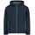 KID Jacket Fix Hood Black Blue 140