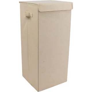 VCM Wäschebox Stoffbox mit Deckel Dreso L«, beige