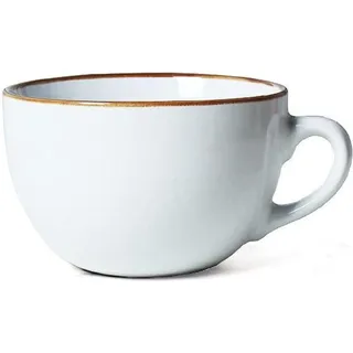 Große Keramik Tee Kaffeetasse Weiß 700ml Henkel Suppentassen XXL - Kaufland