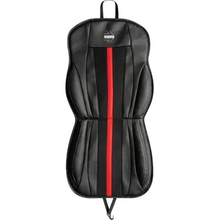 Momo STRIPE Sitzschonbezug Leder Schwarz Rot Sitzbezug - Schwarz, Rot