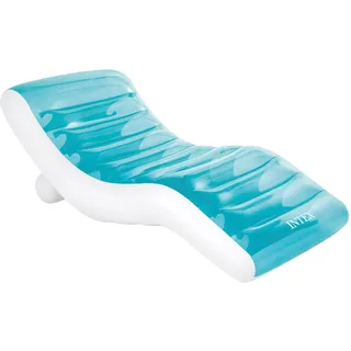 Intex Luftmatratze Splash Lounge 56874 191 x 99 cm Blau/Weiß