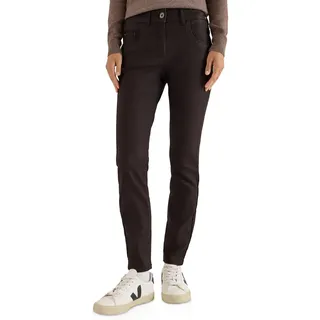Cecil Damen 3715967 Hose Im Leder-Look, Tartufo Brown, 32W / 30L EU