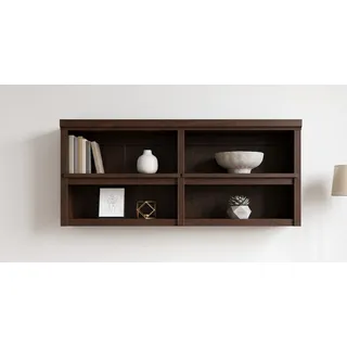 OTTO home Wandregal 158 x 29 x 67 cm Dunkelbraun