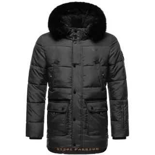 Steppjacke STONE HARBOUR "Winterjacke Mironoo", Herren, Gr. XXL, grau (anthrazit), Obermaterial: 100% Polyester PES.  Obermaterial: Futter: 100% Polyester PES. 100% Polyester PES., Jacken Steppjacke